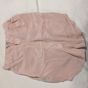 Madewell Light Pink XS Silk Skirt
